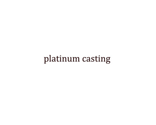 Platinum Casting Tree